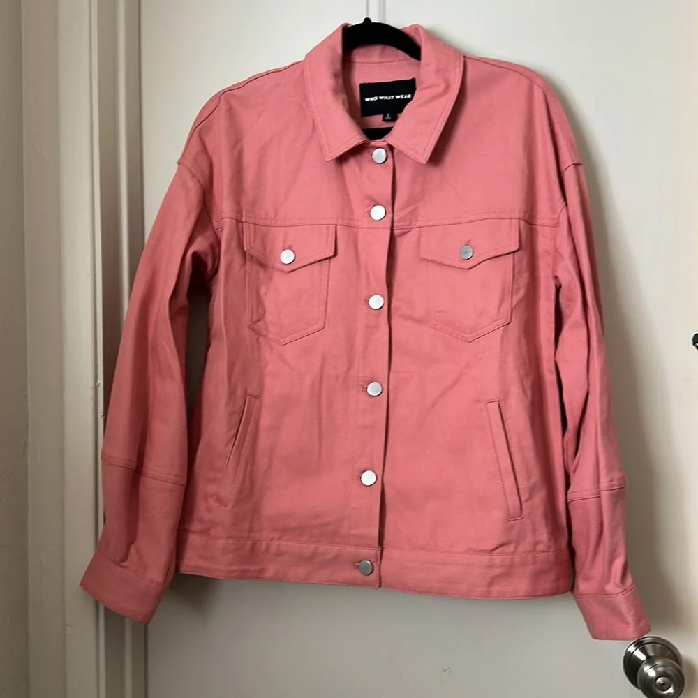 Pink Jean oversized jacket - Picture 2 of 4